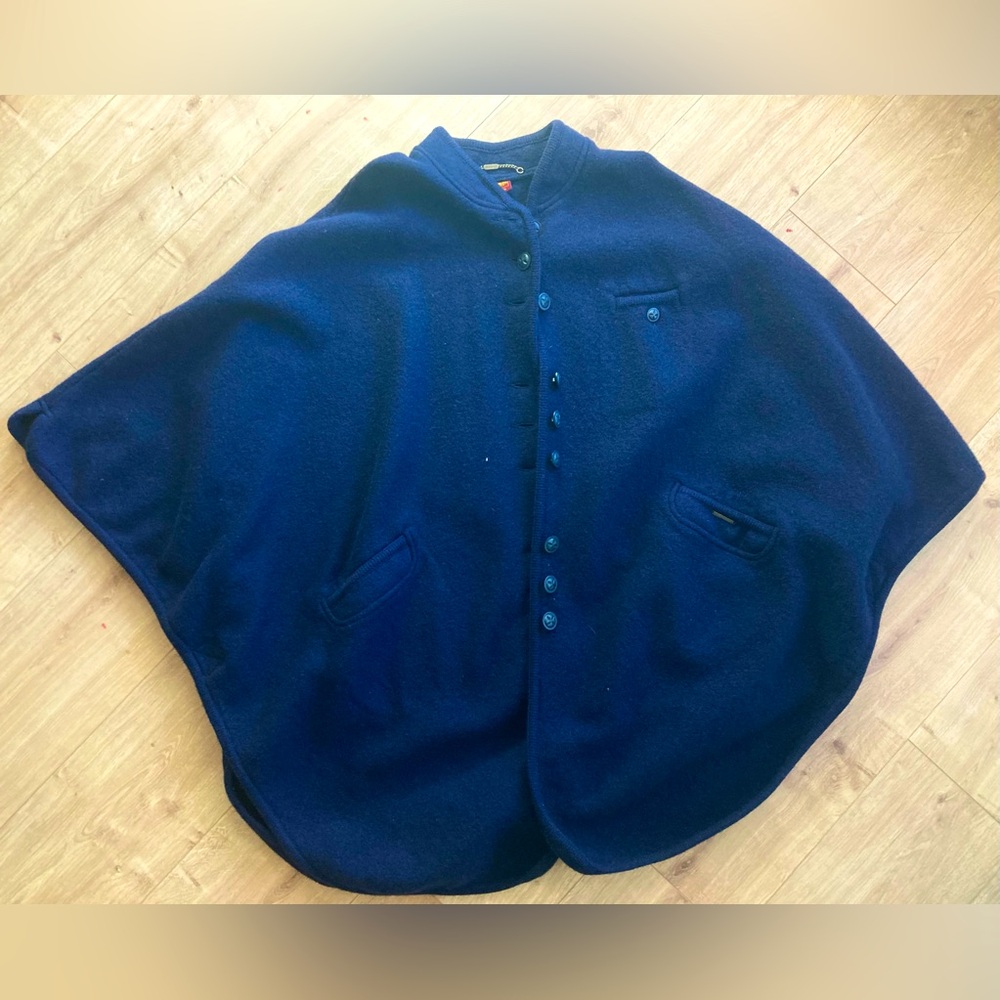100% Boiled Wool Cape from Austrian brand Gieger